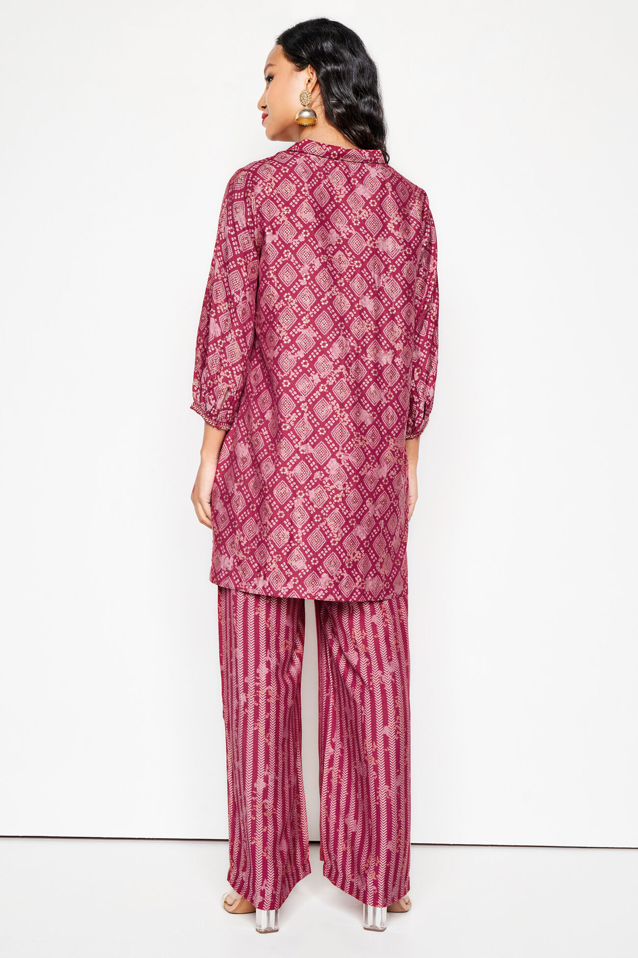 Anokhi Kurta Set, Red, image 7